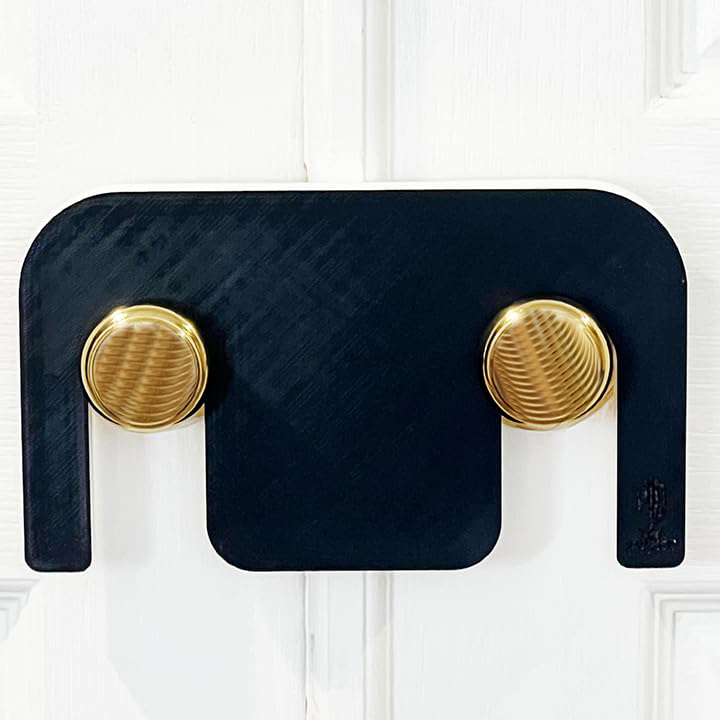 PetBlocker Duo French Door Hanger and Door Lock, Plastic w/choice of color, Small Size