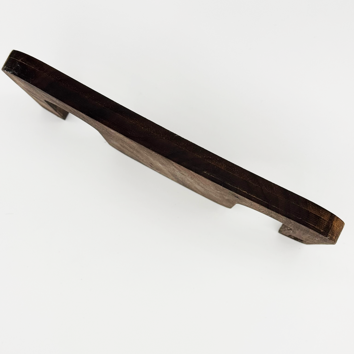 PetBlocker Duo French Door Hanger and Door Lock, Solid Walnut Hardwood, Small Size