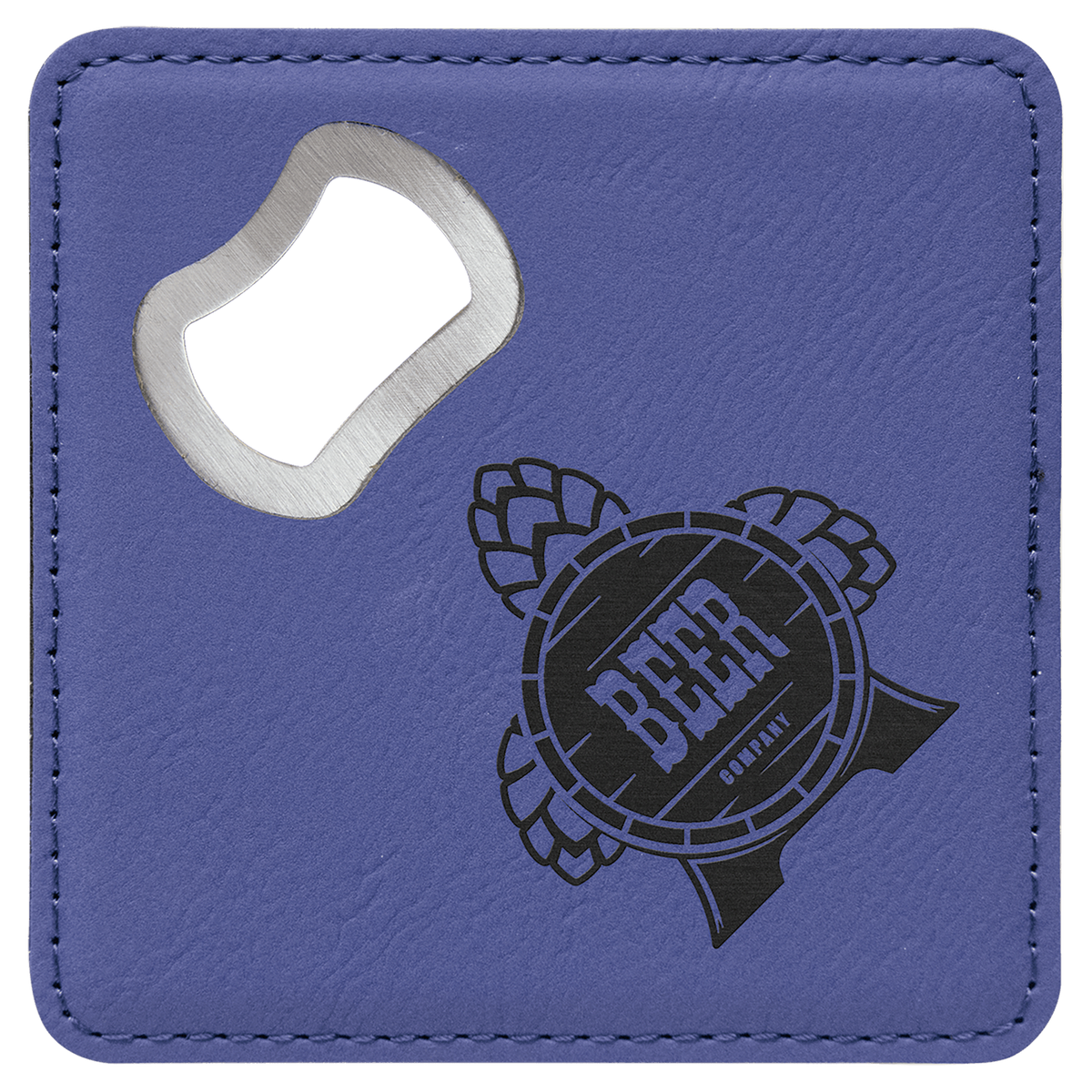 Square Basketball Coaster Bottle Opener Set