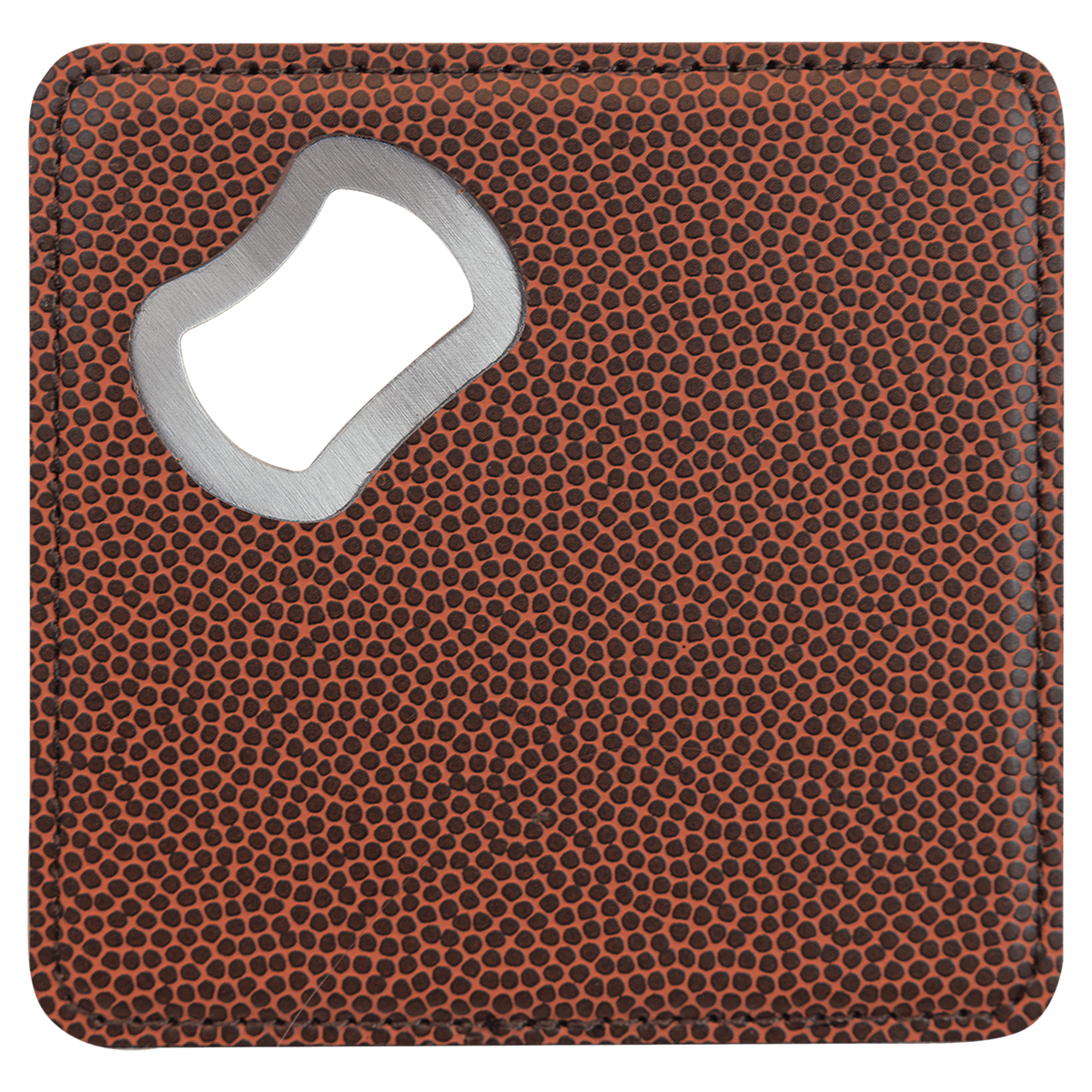 Square Basketball Coaster Bottle Opener Set