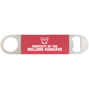 Customized Engraved Leatherette Bar Blade Bottle Opener