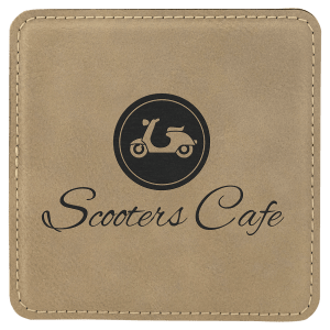 Square Leatherette Coaster