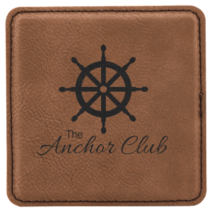 Square Leatherette Coaster