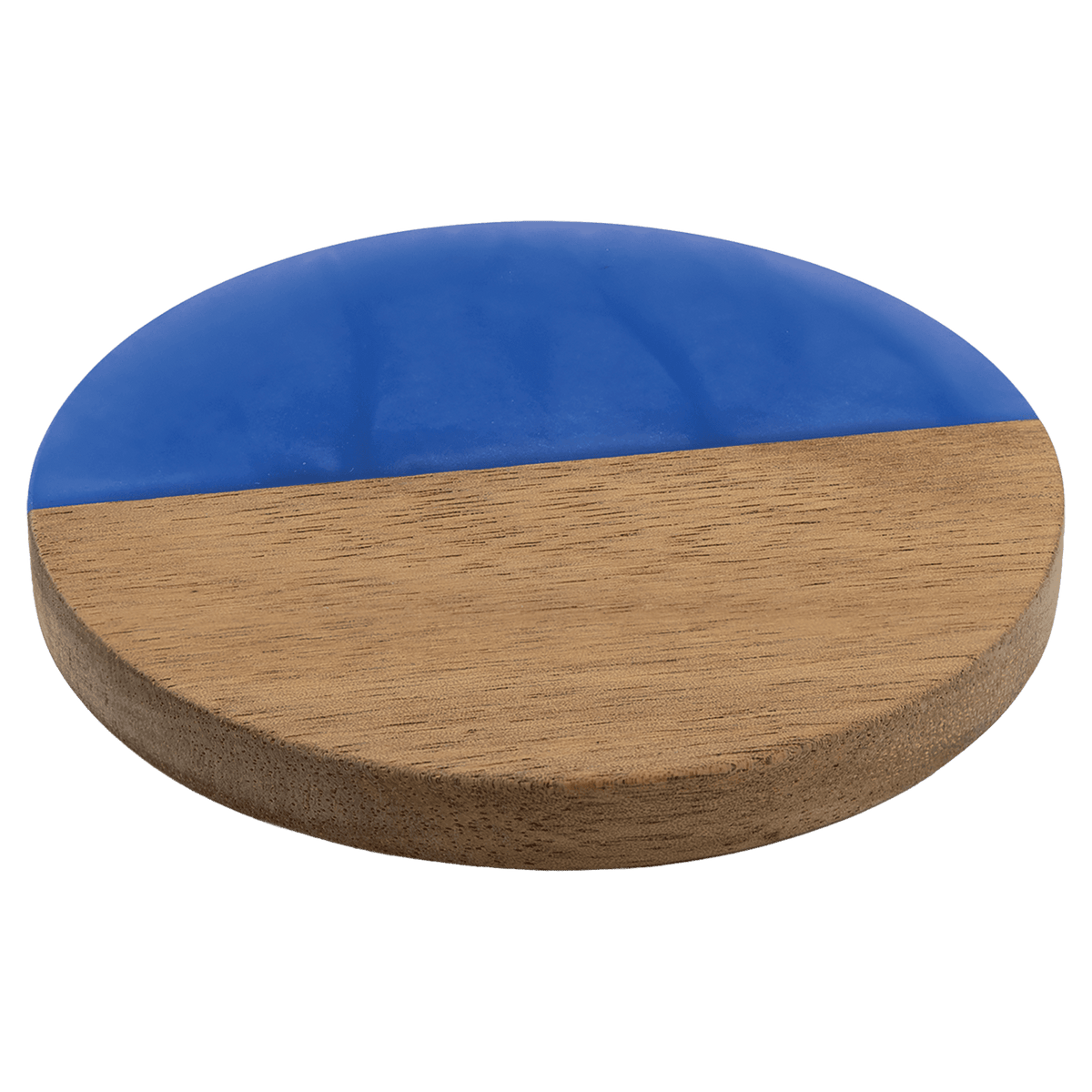 Acacia with Resin Round Coaster