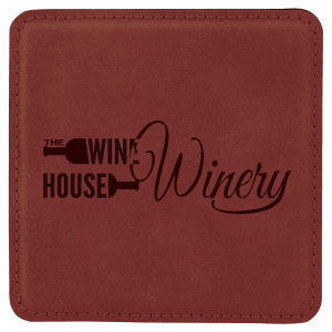 Square Leatherette Coaster