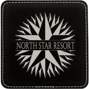 Square Leatherette Coaster