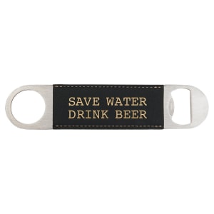 Customized Engraved Leatherette Bar Blade Bottle Opener