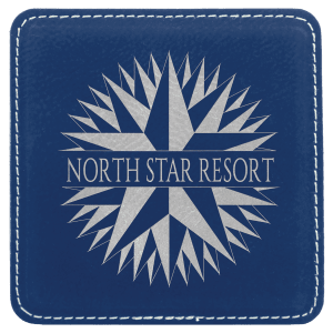 Square Leatherette Coaster
