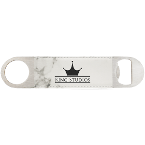 Customized Engraved Leatherette Bar Blade Bottle Opener