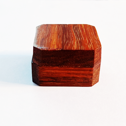 Solid Wood Brazilian Cherry Ring and Matching Box