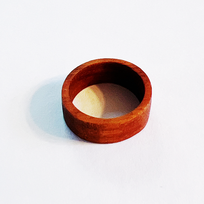 Solid Wood Brazilian Cherry Ring and Matching Box