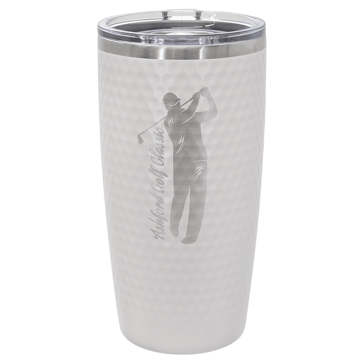 20 oz. Golf Tumbler - Full Dimples and Slider Lid