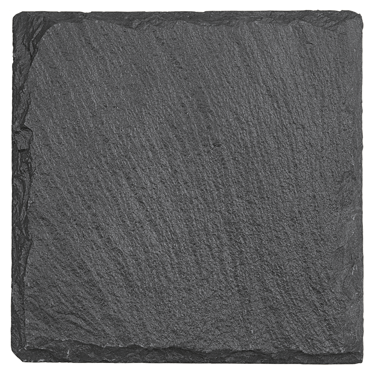 4 Inch Square Slate Coaster Set - Pair of 2